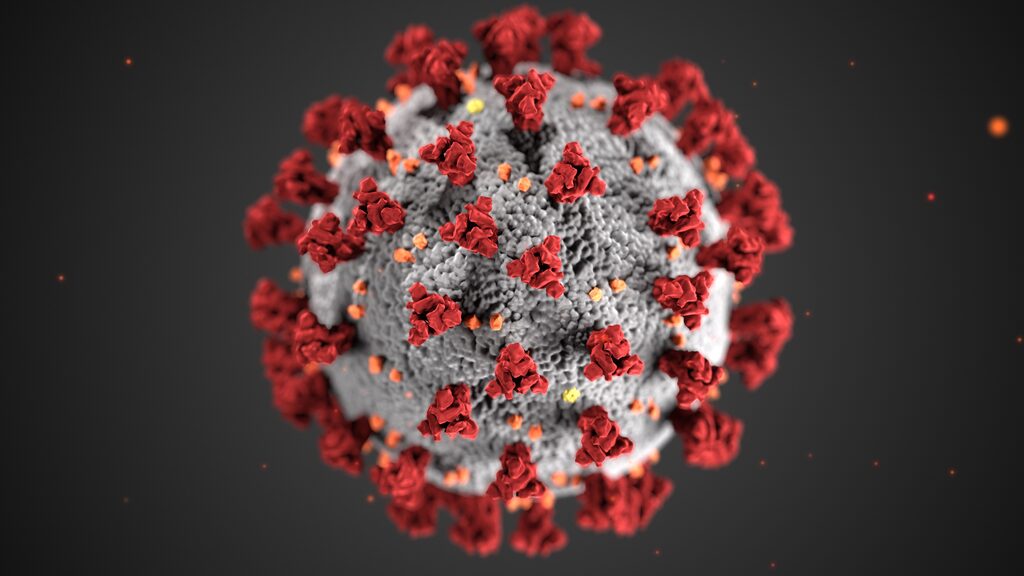 Illustration eines Virus